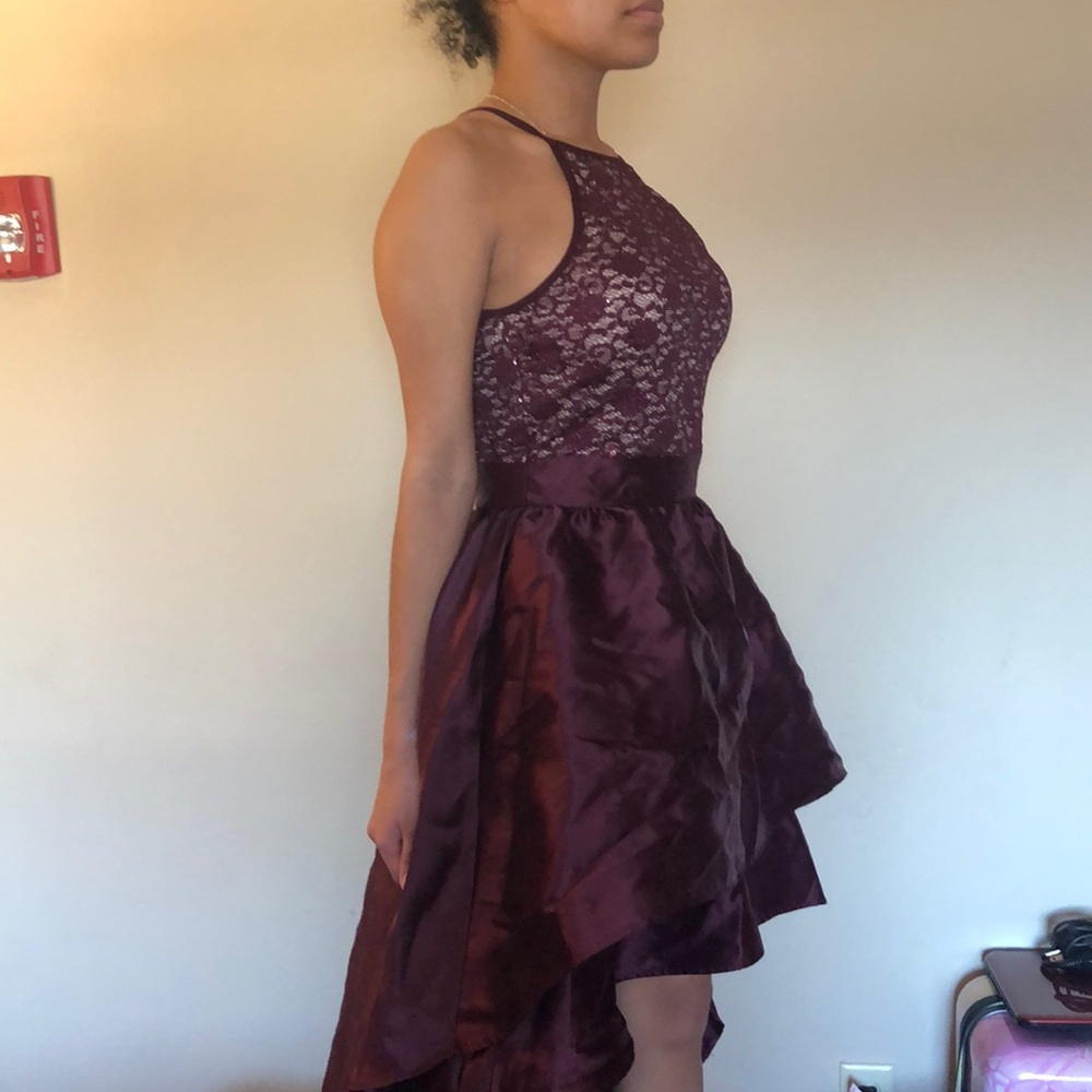 Purple prom dress